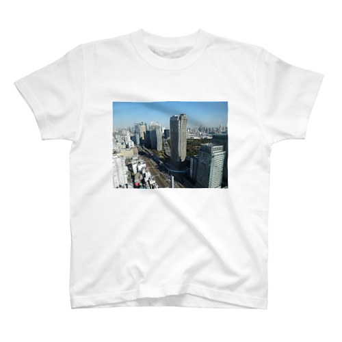 東京都：浜松町付近の風景写真　Tokyo: view of around Hamamatsu-cho Regular Fit T-Shirt