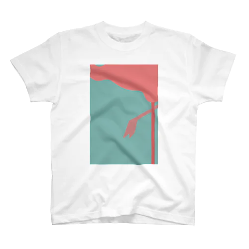 フラミンゴ【graph animal series】 Regular Fit T-Shirt