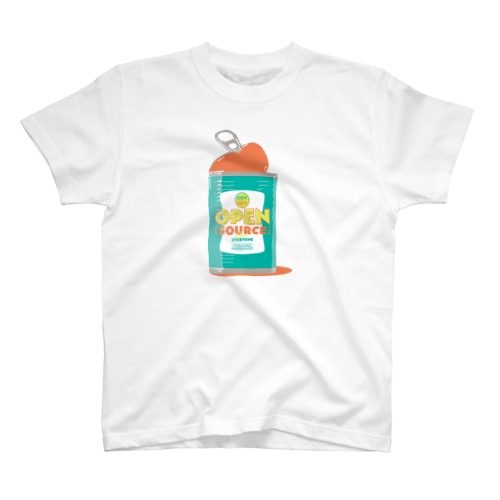 オープンソース(OSS)ソース缶 Regular Fit T-Shirt