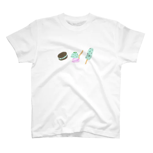 チョコミントアイス Regular Fit T-Shirt