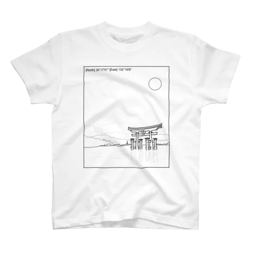 宮島　MIYAJIMA 　T スタンダードTシャツ