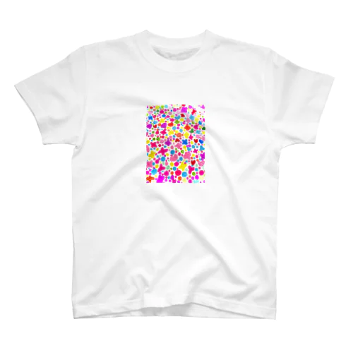 ドット絵スリスリ君マスク スタンダードTシャツ