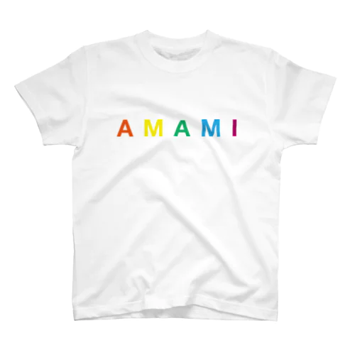 AMAMI Color logo Tシャツ スタンダードTシャツ