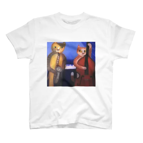 Jazz　Duo 猫 スタンダードTシャツ