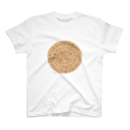 ファイストスの円盤B面（地色あり） Regular Fit T-Shirt