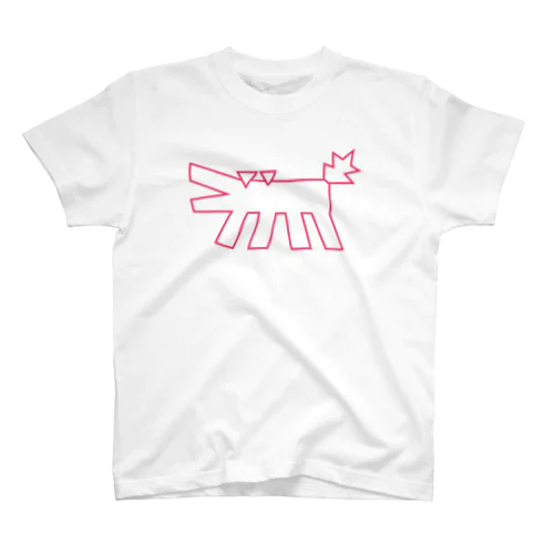 キースヘリング風 うちの犬 スタンダードTシャツ