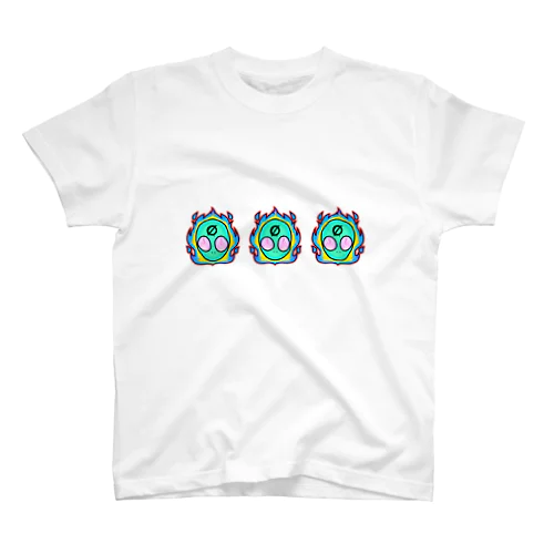 MELL∅W Tシャツ "🔥👽" スタンダードTシャツ