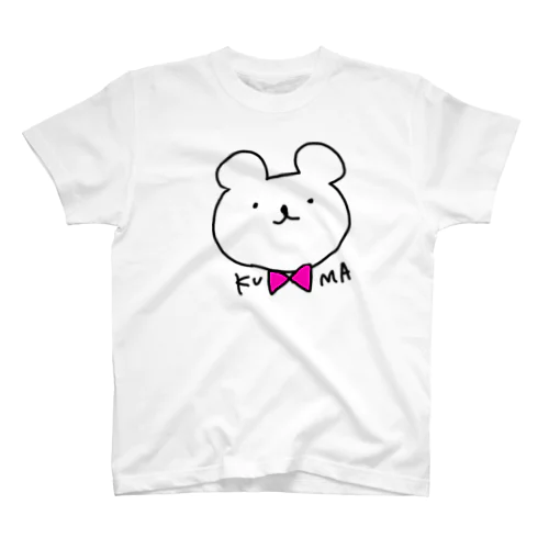 くまTシャツ(ピンクリボン) スタンダードTシャツ