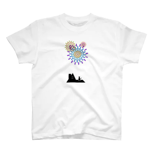 花火 Regular Fit T-Shirt