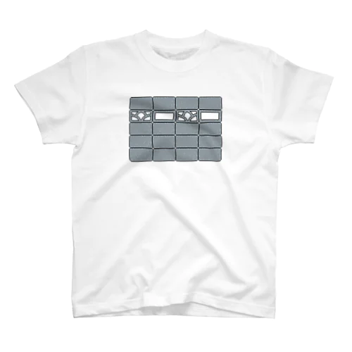 ブロック塀　ドット絵 Regular Fit T-Shirt