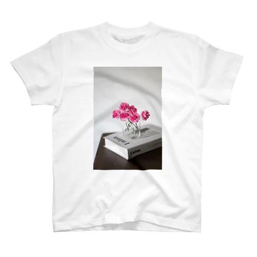 ピンクの花 スタンダードTシャツ