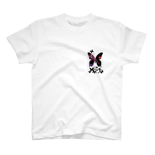 スカル💀&蝶々🦋 スタンダードTシャツ