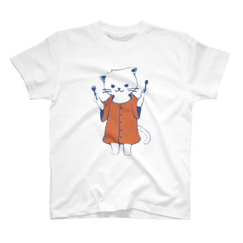 はらぺこにゃんこ Regular Fit T-Shirt