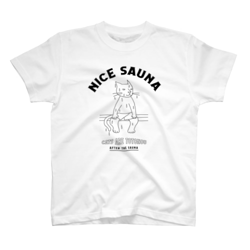 ナイスサウナ（猫） Regular Fit T-Shirt