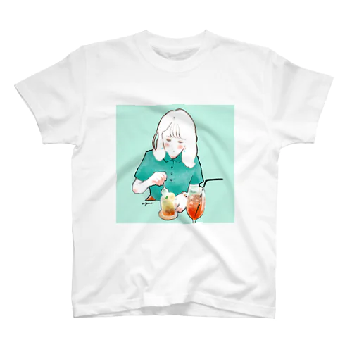 あの子とカフェデートTシャツ スタンダードTシャツ