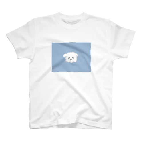 おおすしがすきな白犬 スタンダードTシャツ