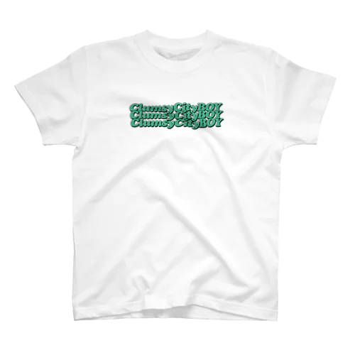 3 clumsycityboy T-shirts (white) スタンダードTシャツ