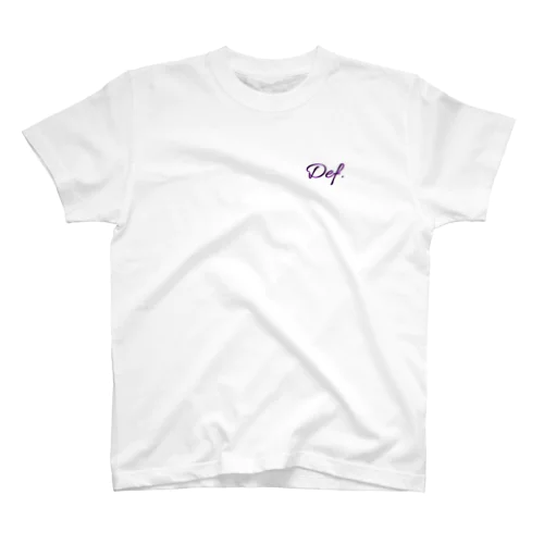 Def. Tee Regular Fit T-Shirt