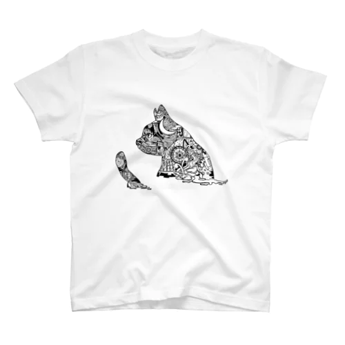 猫と夜 スタンダードTシャツ