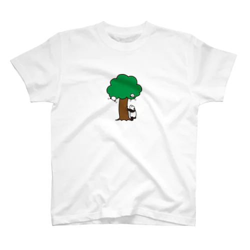 パンダのなる木（起きた母と双子パンダ） Regular Fit T-Shirt