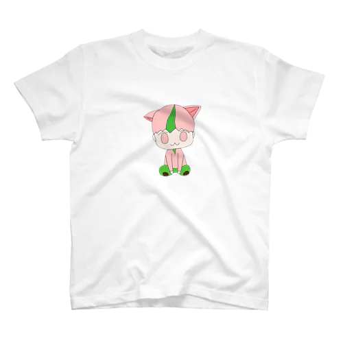 mochi ねこ Regular Fit T-Shirt