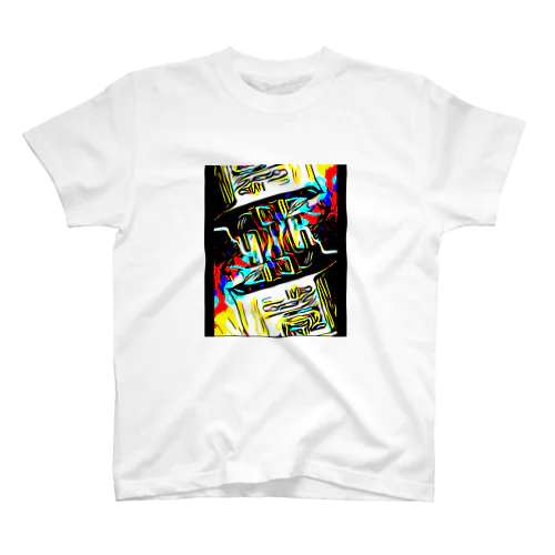 higehiroオリジナルデザイン POPＴシャツ Regular Fit T-Shirt