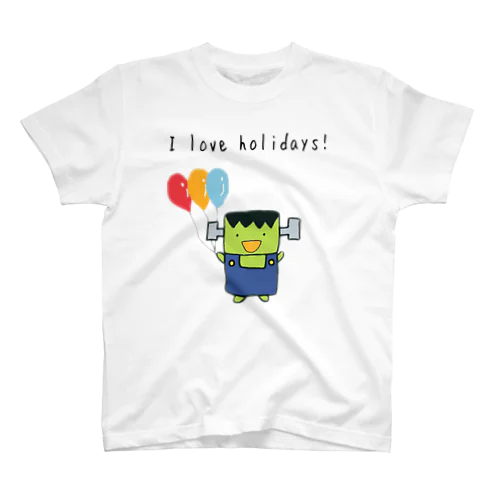 I love holidays! ふらんけん君 Regular Fit T-Shirt