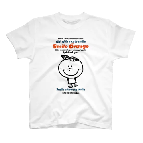 Smile Orange 1a Regular Fit T-Shirt