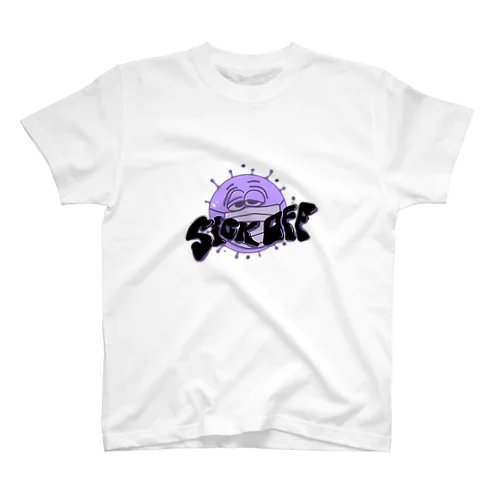 SICK OFF VIRUS Regular Fit T-Shirt