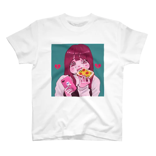 失恋やけ食い スタンダードTシャツ