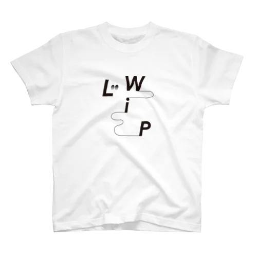 LWiP_Original Logo_Black Regular Fit T-Shirt