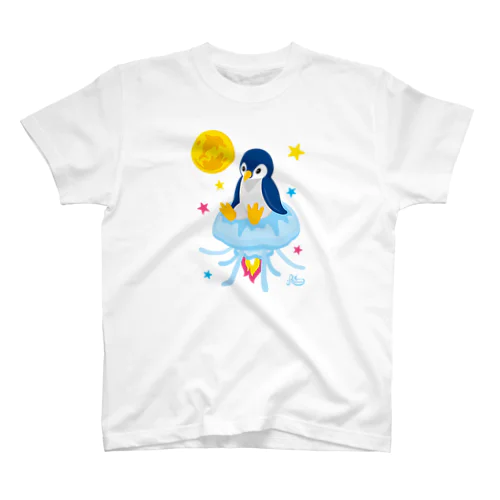 ペンギンとクラゲのロケット Regular Fit T-Shirt