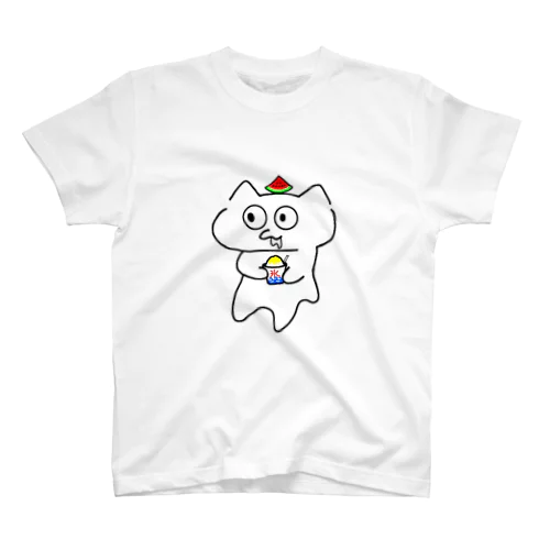 じゅるねこかき氷 スタンダードTシャツ