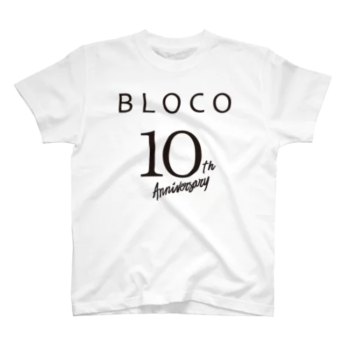 BLOCO 10th Black Regular Fit T-Shirt