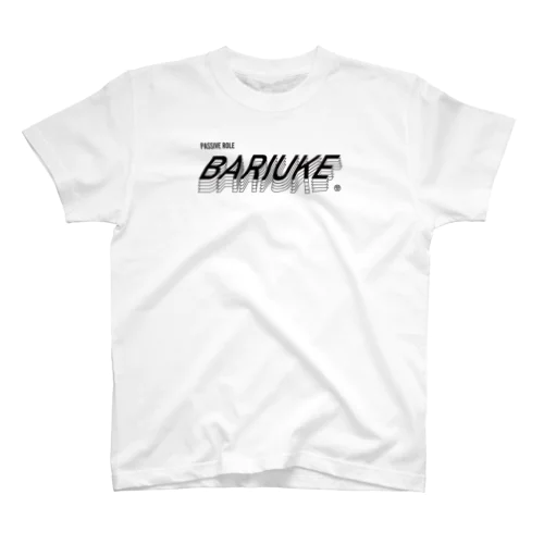 BARIUKE（バリウケ）黒文字 Regular Fit T-Shirt