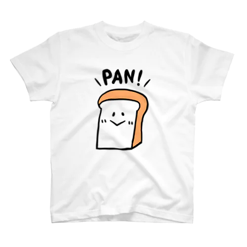 食パンのPANくん。 スタンダードTシャツ