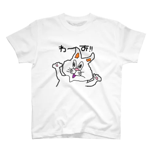 カラフルねこうさぎ Regular Fit T-Shirt