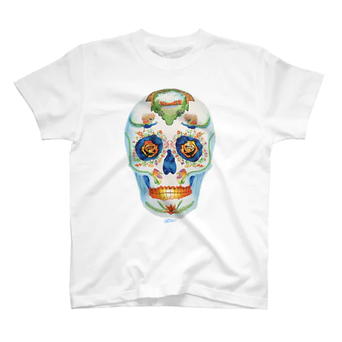 PAINT SKULL Regular Fit T-Shirt