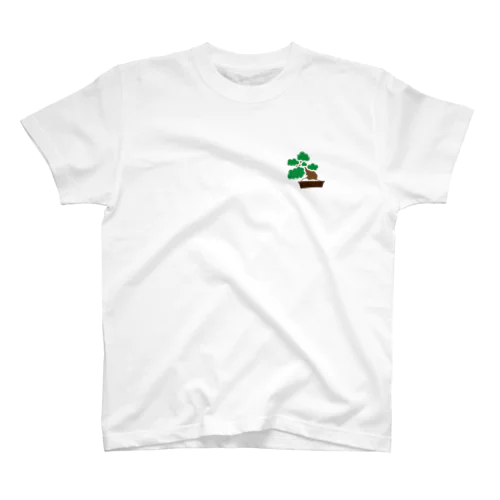 盆栽（斜幹／しゃかん） Regular Fit T-Shirt