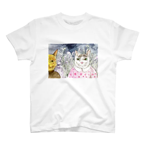 猫のかもねぎ兄妹 Regular Fit T-Shirt