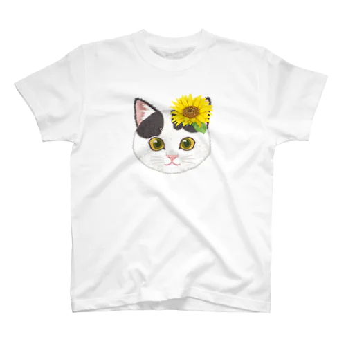 ねこちゃん（ひまわり） スタンダードTシャツ