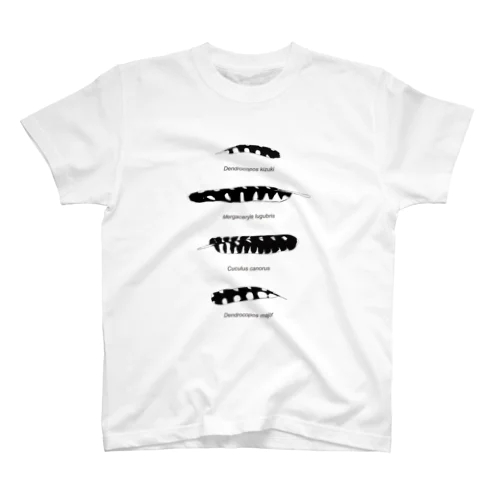 コクビャクノハネ　黒文字 スタンダードTシャツ