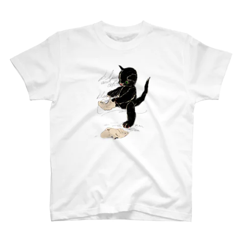 くつしたねこ Regular Fit T-Shirt