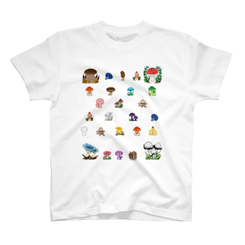 Dot Mushroom ドットきのこＴ スタンダードTシャツ