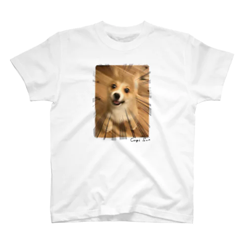 コーギー犬　サンちゃん「あそぼ！！」 Regular Fit T-Shirt