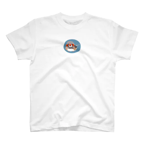 キンカチョウもしゃもしゃ Regular Fit T-Shirt