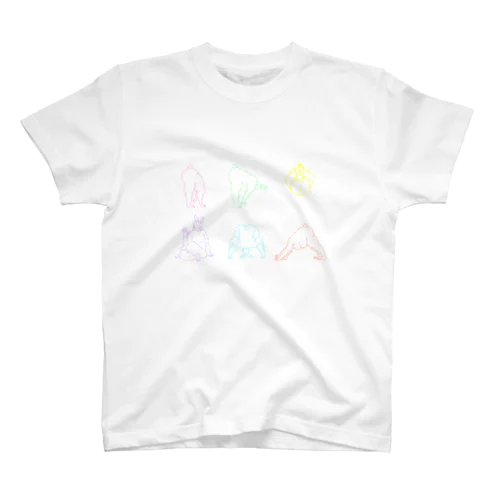 ふくよが　fat yoga スタンダードTシャツ