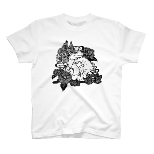 和×爬虫類(レオパ) Regular Fit T-Shirt