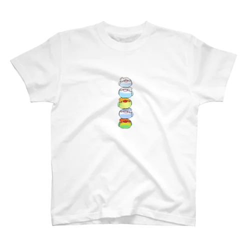 ボタンインコs' Regular Fit T-Shirt