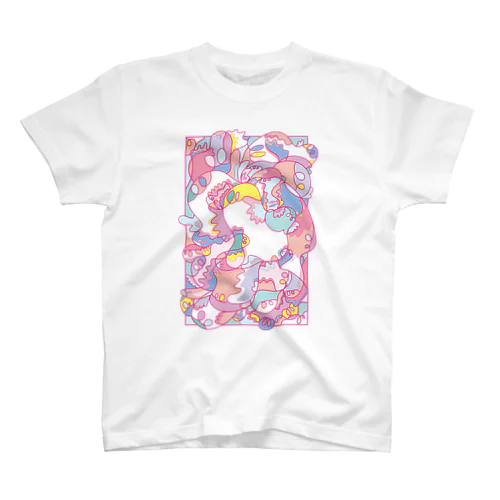 いろんなおばけたち（ゆめかわver） Regular Fit T-Shirt